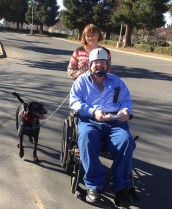 Trish, Robet and Taz Cheering for Alzheimers